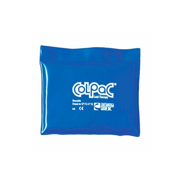 Fabrication Enterprises ColPaC Blue Vinyl Reusable Cold Pack, Quarter Size 5" x 7" 00-1504 - main